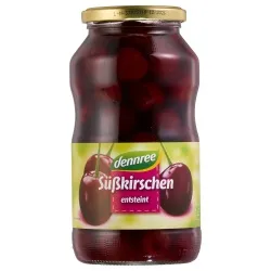 dennree Süßkirschen im Glas, entsteint – Produktbild 1 von 1