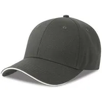 Atlantis Headwear Atlantis Headwear Damen / Herren Sport Cap Baumwolle Metallverschluss, Dunkelgrau, – Produktbild 3 von 3