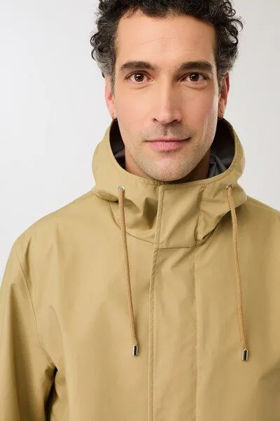 LangerChen LangerChen Regenparka mit seitlichen Reißverschlüssen am Saum, Breeze (braun), – Produktbild 3 von 4