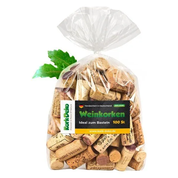 Kork-Deko Kork-Deko 100 Stück gebrauchte Weinkorken (Wein-Korken) – Produktbild 5 von 5