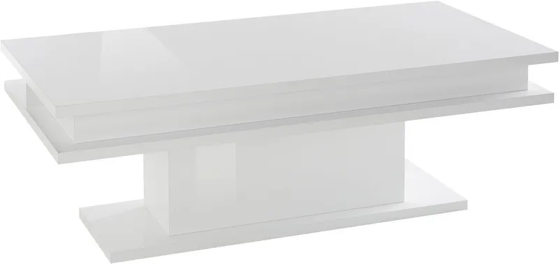 Home affaire Couchtisch LITTLE BIG- Kaffeetisch, Sofatisch, Wohnzimmertisch, Breite ca. 100 cm, Breite ca. 100 cm, Weiß, – Produktbild 2 von 3