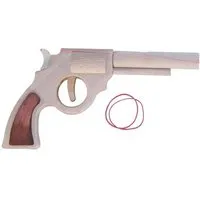Mitienda Shop Mitienda Shop Holzpistole Cowboy | Holzspielzeug Revolver – Produktbild 1 von 1