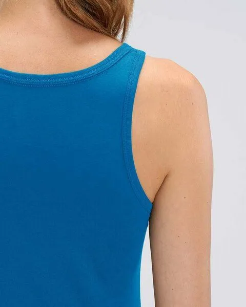 YTWOO YTWOO Damen Top aus Bio Baumwolle, nachhaltig & fair, viele Farben, Royalblau, – Produktbild 4 von 4