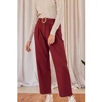 TWOTHIRDS TWOTHIRDS Damen vegan Hose Huglo Rouge – Produktbild 1 von 1