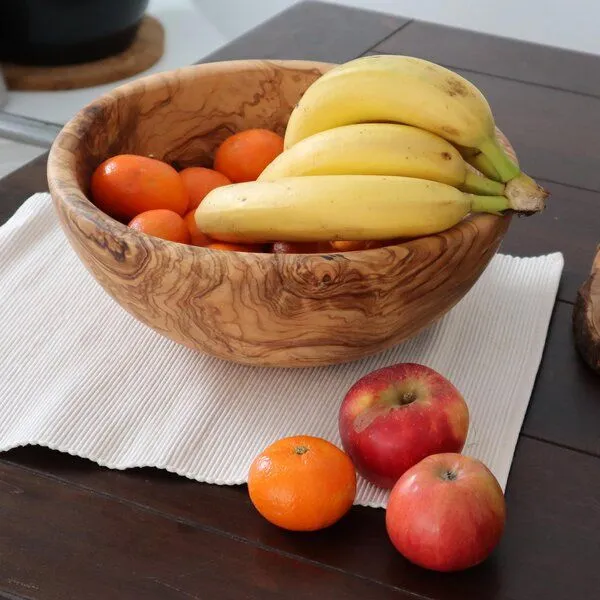 NATUREHOME NATUREHOME 3er Set Schalen Olivenholz Ø ca. 22 - 16 - 10 cm – Produktbild 3 von 4