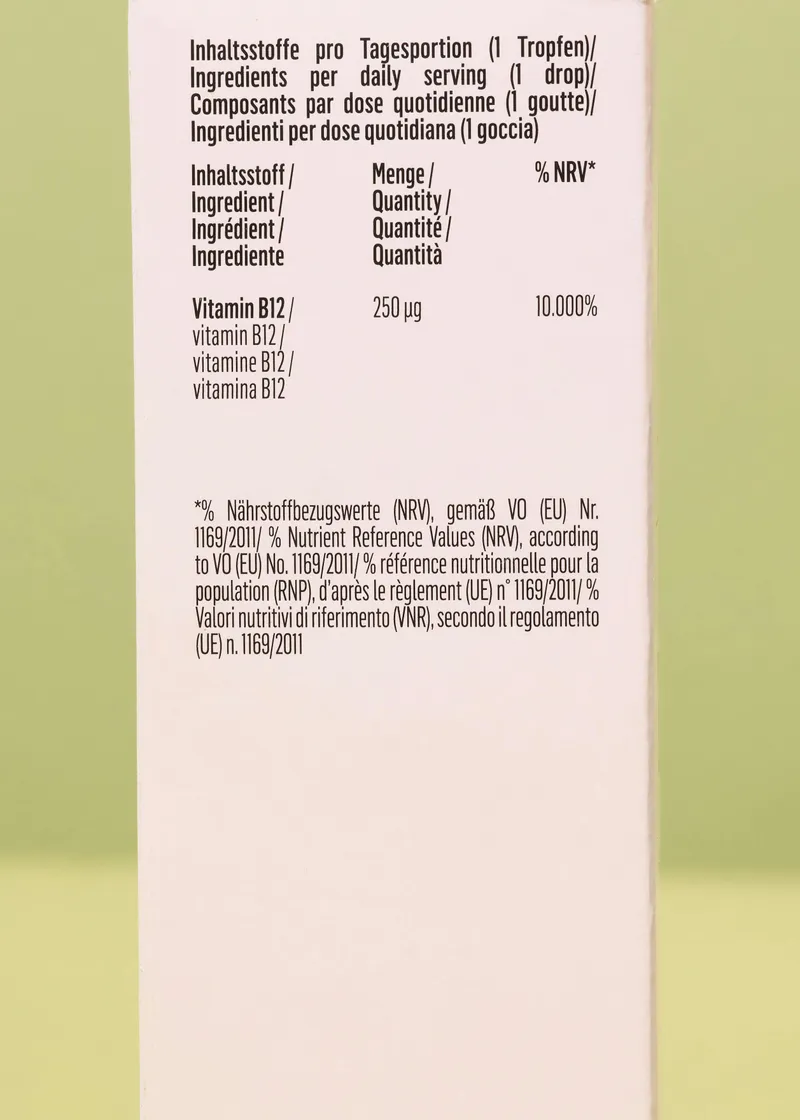 KoRo Vitamin B12 MHA-Komplex Tropfen 50 ml – Produktbild 5 von 5