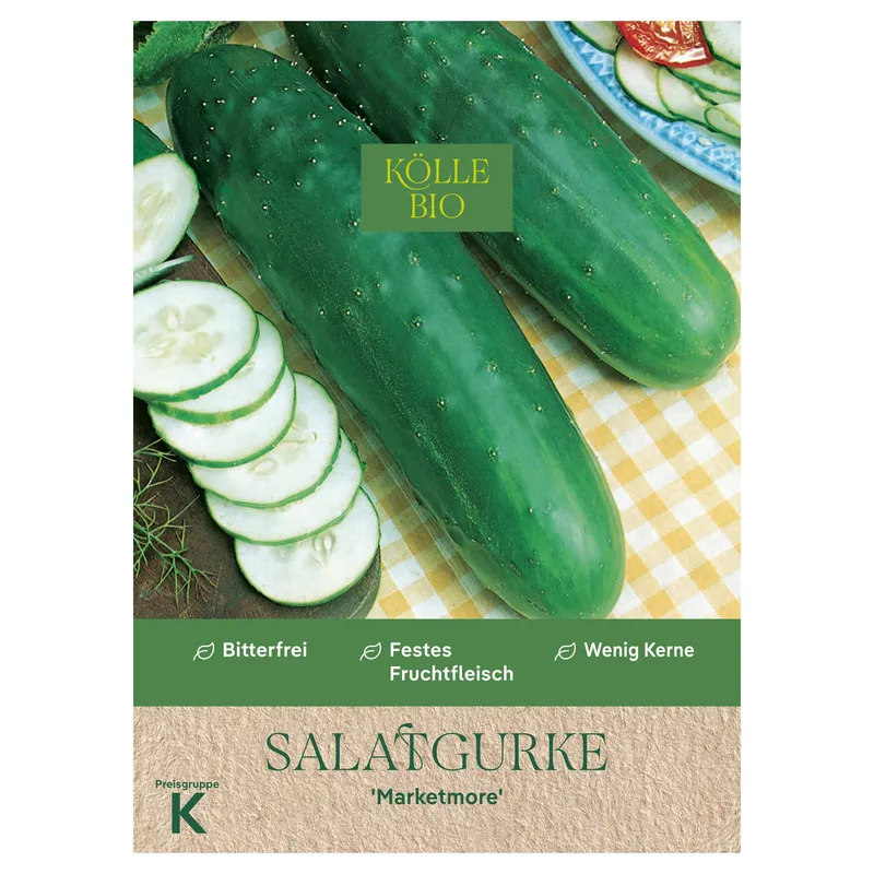Kölle Bio Kölle Bio Saatgut Salatgurke 'Marketmore', Grün, – Produktbild 1 von 1