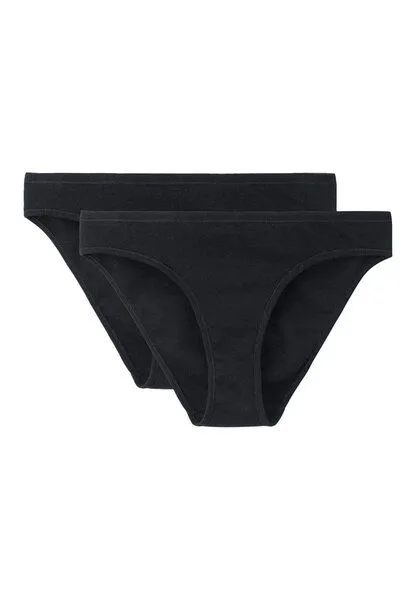 hessnatur hessnatur Slip Low Cut 2er-Set PURE NATURE aus reiner Bio-Baumwolle, Schwarz, – Produktbild 5 von 5