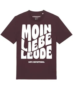 watapparel watapparel T-Shirt Unisex Moin liebe Leude – Produktbild 1 von 1
