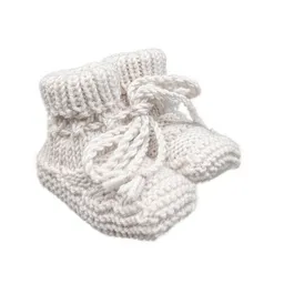 Wooliie Wooliie Handgefertigte Baby-Booties aus 100 % Merinowolle – naturbelassen & ungefärbt – Produktbild 1 von 1