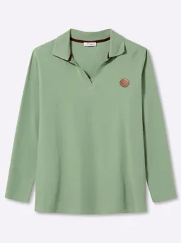 sheego Poloshirt eucalyptus – Produktbild 1 von 1