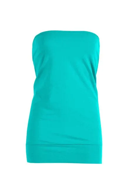 University of Soul University of Soul Damen Top aus Bio-Baumwolle "Catia", Pazifikblau, – Produktbild 1 von 1
