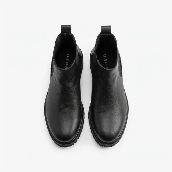 SORBAS SORBAS '92 Leder Chelsea Boots, Schwarz, – Produktbild 6 von 8