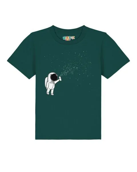 watabout.kids watabout.kids T-Shirt Kinder Spray the universe, Glazed green, – Produktbild 1 von 2