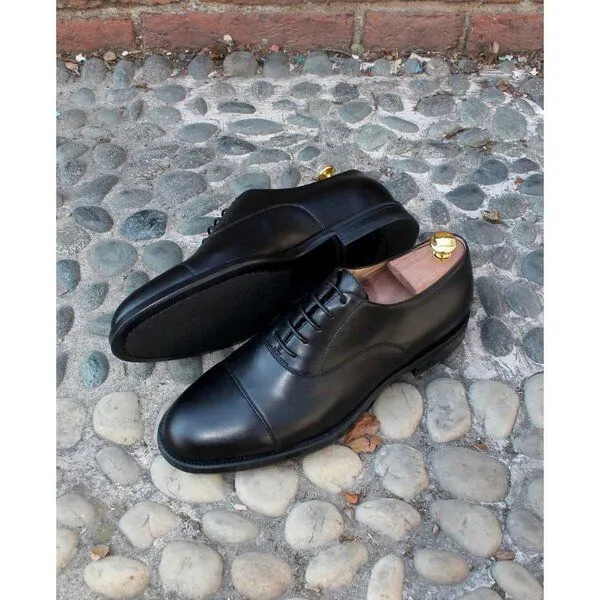 Solari Milano Solari Milano Veganer Oxford Cap Toe, Black, – Produktbild 4 von 4