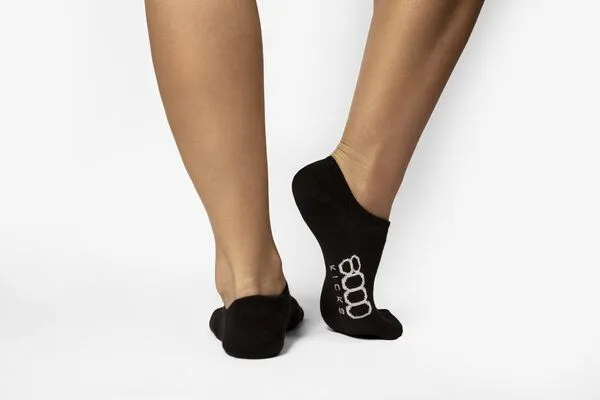 8000Kicks 8000Kicks Schwarze Knöchelsocken – Produktbild 2 von 3