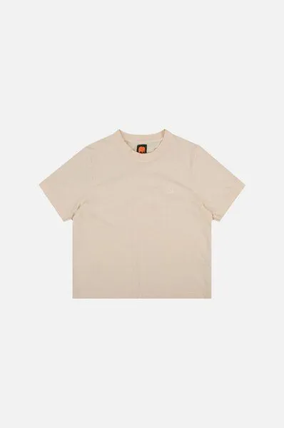 Trendsplant Trendsplant Women's Essential Garment T-Shirt Pearled Ivory, Beige, – Produktbild 2 von 4
