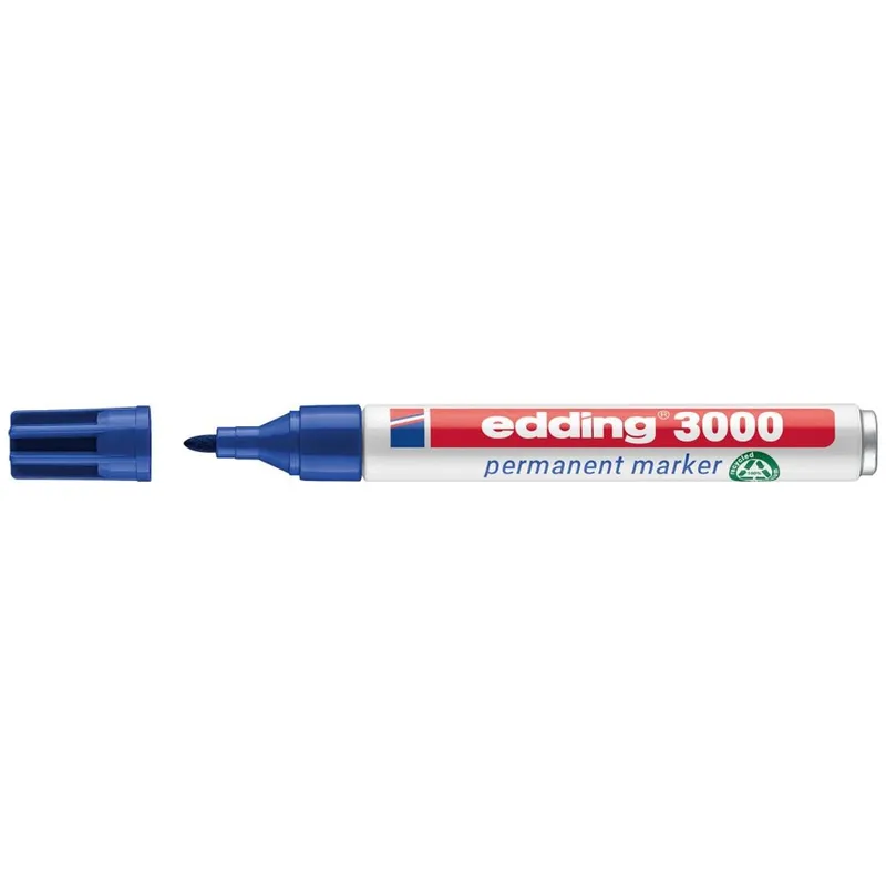 Edding Edding Permanentmarker "3000" blau – Produktbild 3 von 5