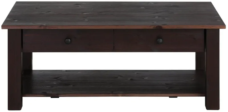 OTTO home Couchtisch Chicago (Couchtisch, Sofatisch, OTTOs Choice), in zwei Größen, Landhausstil, zusätzlicher Stauraum, Braun|weiß, – Produktbild 4 von 5