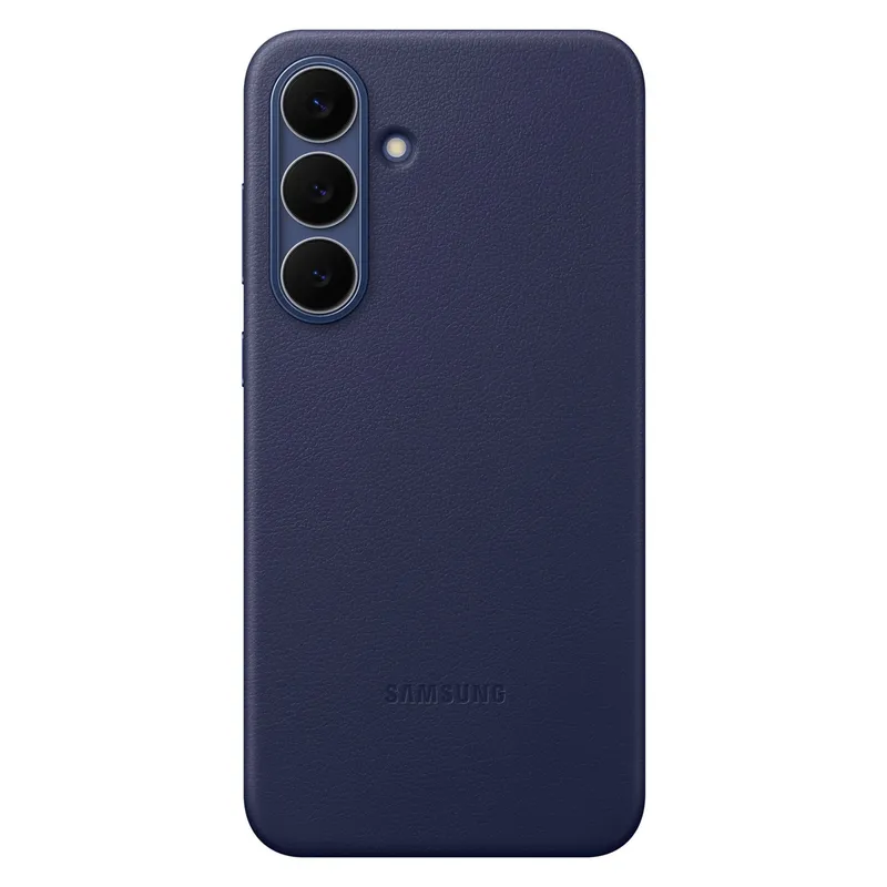 Samsung Original KindSuit Vegan Leather Case für das Samsung Galaxy S25 FE - Dark Blue, Dunkelblau, – Produktbild 1 von 2