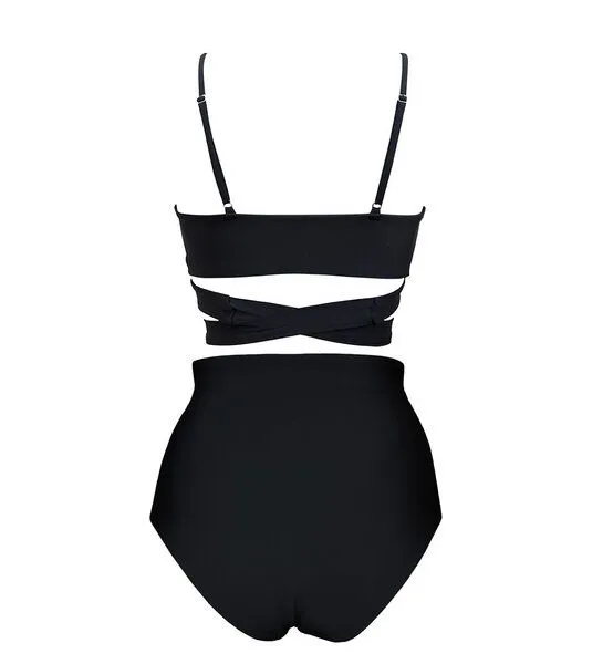 Anekdot Anekdot Bikini Set Lin Top + Core High Slip, Black, – Produktbild 3 von 4
