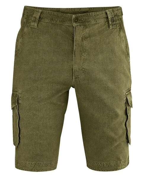 HempAge HempAge Cargoshorts Herren Hanf/Biobaumwolle, Peat(grün), – Produktbild 2 von 4