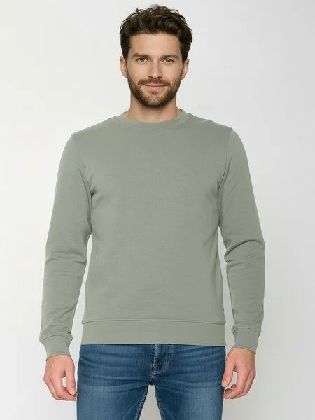 GreenBomb GREENBOMB Basic Sweatshirt Wild, Moos mint, – Produktbild 2 von 3