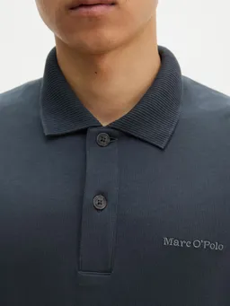 Marc O'Polo Marc O'Polo Heavy Langarm-Poloshirt Peppercorn Grey - Größe XL – Produktbild 1 von 1