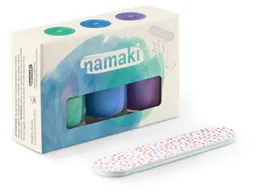 Namaki Kinder Nagellack 3er Set "Polarlichter" mit Nagelfeile Inhalt 3 x 7,5 ml – Produktbild 1 von 1