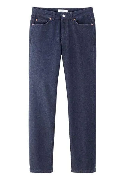 hessnatur hessnatur Jeans MARIE Mid Rise Straight aus Bio-Denim, Pure blue, – Produktbild 3 von 4