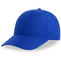 Atlantis Headwear Atlantis Headwear Atlantis Recy Six Cap Klassische, strukturierte Baseballkappe, Geschwungener Schirm, Hochwertiger Klettverschluss, Royal (blau), – Produktbild 1 von 1