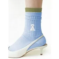ARMEDANGELS ARMEDANGELS SAAMUS BOLD Unisex Socken aus Bio-Baumwoll-Mix, Blue glow, – Produktbild 1 von 1