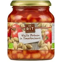De Rit Weiße Bohnen in Tomatensauce im Glas – Produktbild 1 von 1