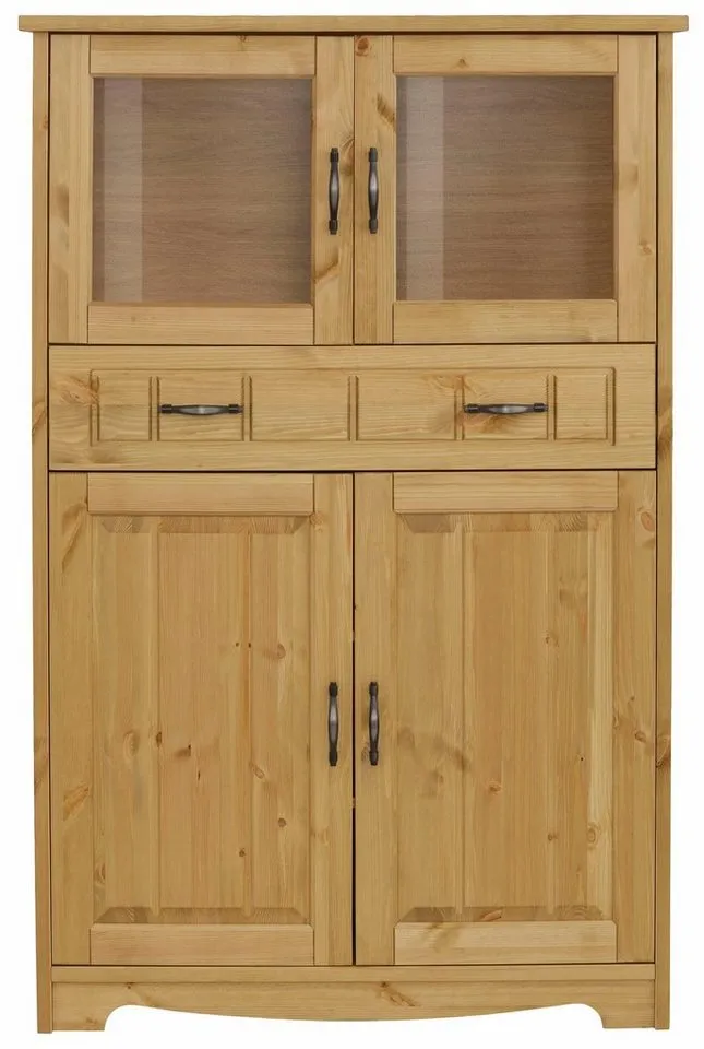 OTTO home Highboard Trinidad, Vitrine, Breite 102 cm, Beige, – Produktbild 4 von 4