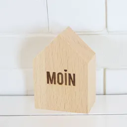 Bow & Hummingbird Bow & Hummingbird Kleines Deko-Holzhäuschen Moin – Produktbild 1 von 1