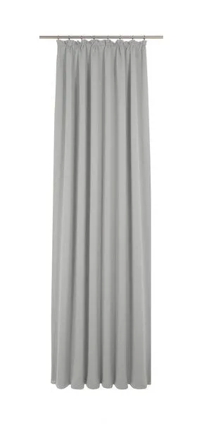 Nature by Adam Nature by Adam Vorhang aus 100% Bio-Baumwolle - Made in Germany - Uni Collection light, Hellgrau, – Produktbild 3 von 7