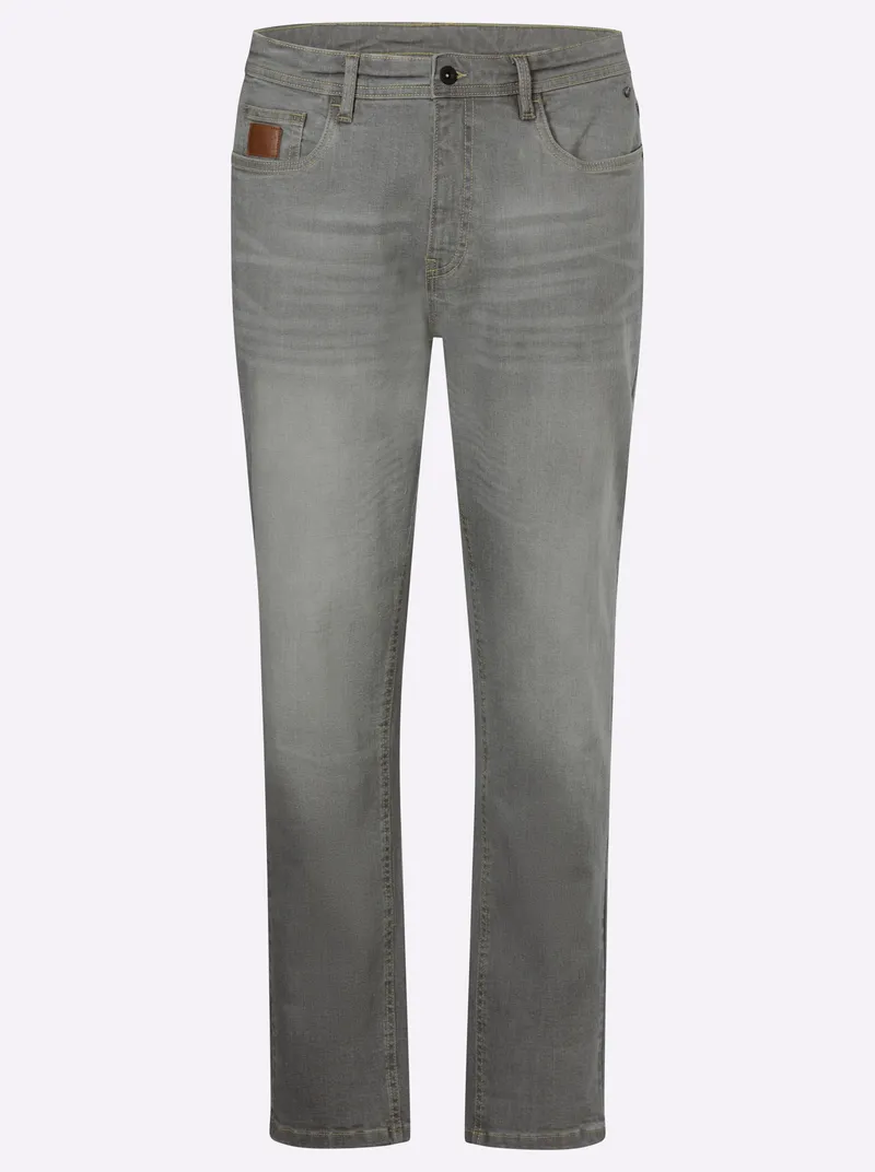 marco donati 5-Pocket-Jeans grey denim, Grey denim, – Produktbild 1 von 2