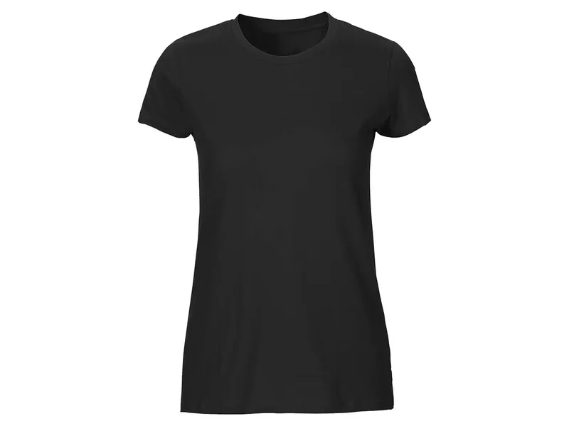 Neutral Neutral Bio-Damen-T-Shirt mit Rundhalsausschnitt schwarz, Gr. XL – Produktbild 1 von 2