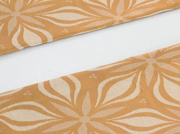 Nature by Adam Nature by Adam Tischset 2er Pack aus 100% Bio-Baumwolle - Made in Germany - Retro Floret, Curry, – Produktbild 1 von 4