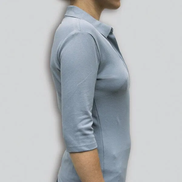 little kiwi little kiwi Damen Polo-Shirt, "Origami", Rosa, – Produktbild 3 von 4