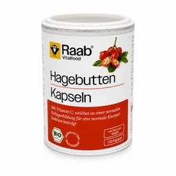Raab Vitalfood Hagebutte bio (150 Kapseln) – Produktbild 1 von 1