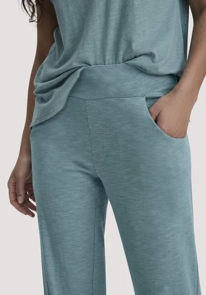 hessnatur hessnatur Schlafhose Pure Sense Relaxed aus Bio-Baumwolle mit TENCEL Modal, Sturmblau, – Produktbild 4 von 4