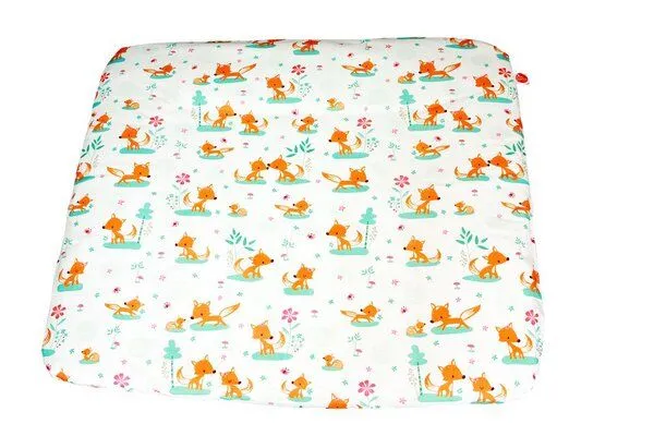 Millemarille Millemarille Wickelauflage 85x75 cm ERSATZBEZUG, Sweet foxes (füchse), – Produktbild 2 von 4