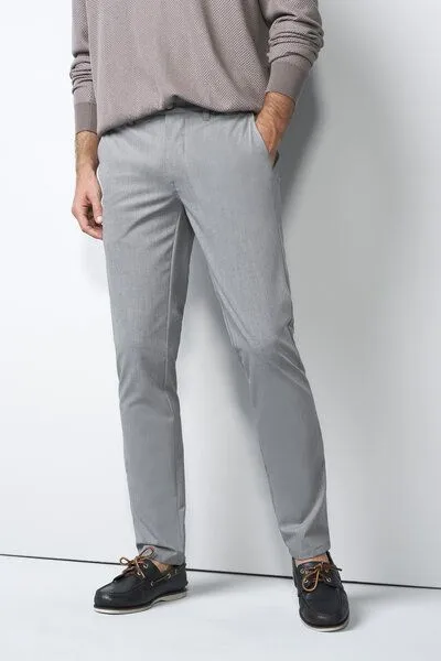 M 5 BY MEYER M 5 BY MEYER Chino mit Stretchbund, Grau (grau), – Produktbild 8 von 8