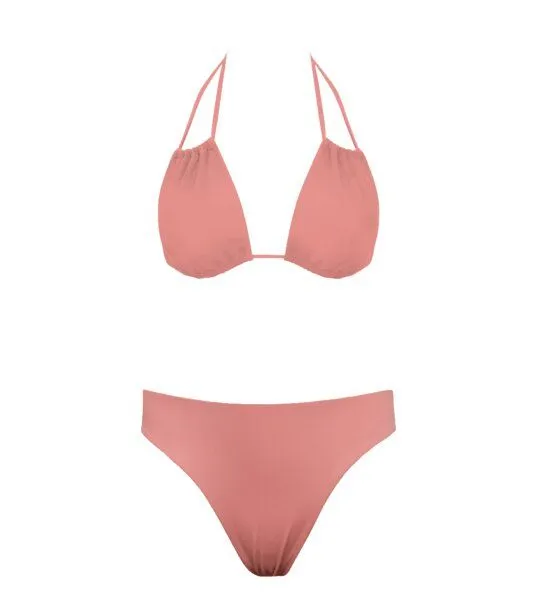 Anekdot Anekdot Bikini Set Low Versatile Top + Skyline Slim Slip, Blush, – Produktbild 1 von 2