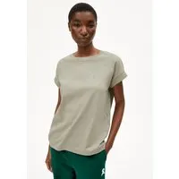 ARMEDANGELS ARMEDANGELS IDAARA Damen T-Shirt aus Bio-Baumwolle, Light sage, – Produktbild 2 von 5