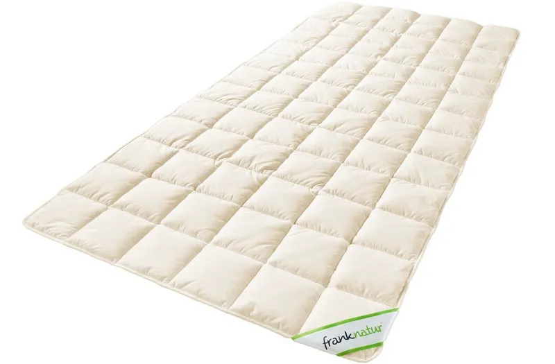 franknatur, Topper Auflage Lyocell / Tencel, Lyocell, Unterbett mit Lyocell-Füllung für ganzjährige Nutzung, Beige, – Produktbild 3 von 5
