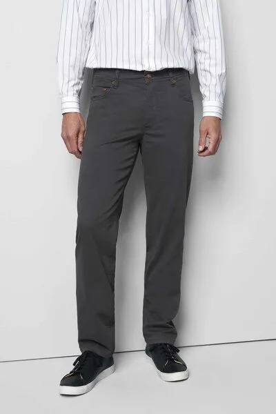 M 5 BY MEYER M 5 BY MEYER Regular Chino, Grau (anthrazit), – Produktbild 3 von 5