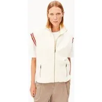 ARMEDANGELS ARMEDANGELS COTTON FLEECE Damen Weste aus Bio-Baumwolle, Oatmilk, – Produktbild 1 von 1