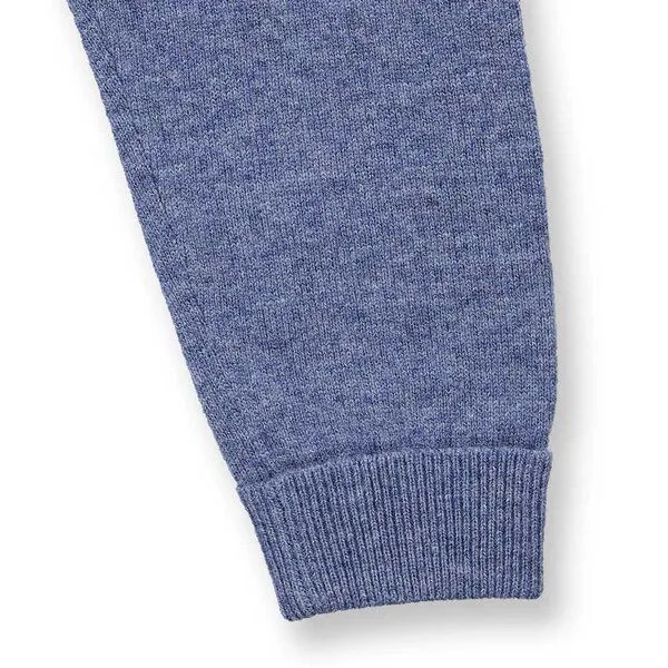 Sense Organics Sense Organics Baby Strickleggings aus Merinowolle, Modell PABLO, Denimblau melange, – Produktbild 3 von 3